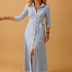 Long summer dress for women named Isla, featuring a loose fit and breathable fabric, available in multiple colors, perfect for casual or chic occasions.