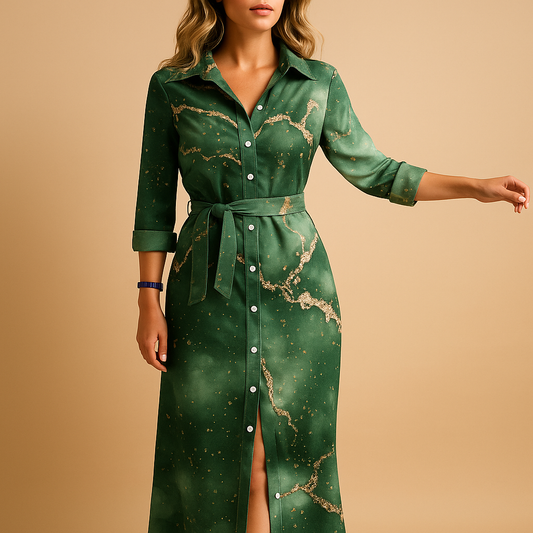 Long summer dress for women named Isla, featuring a loose fit and breathable fabric, available in multiple colors, perfect for casual or chic occasions.
