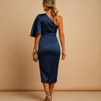 Timeless elegant dress for women named Clara, with a slim flattering fit and minimalist design, perfect for work, evenings, or formal occasions.